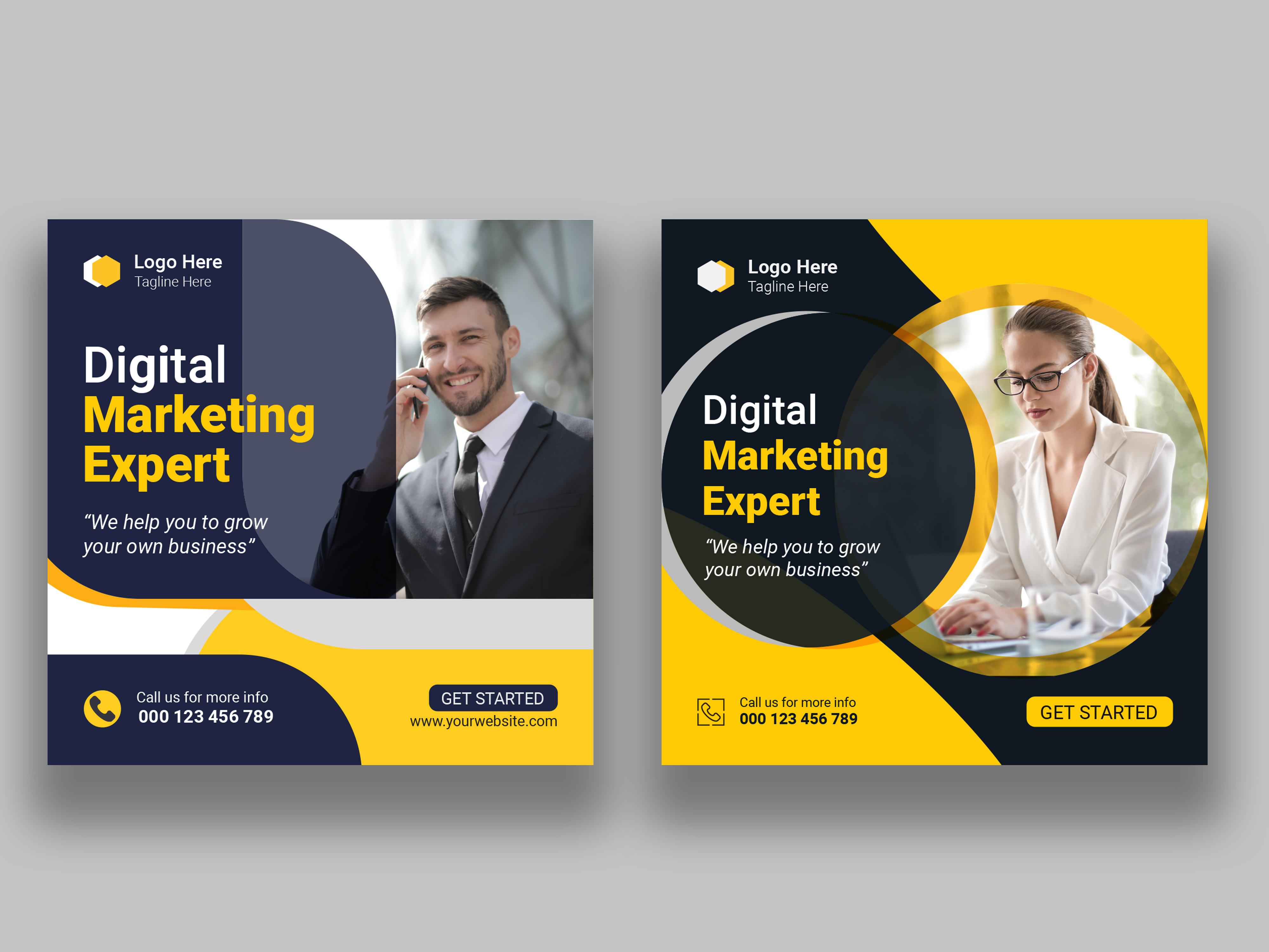 Digital Marketing Social Media Template