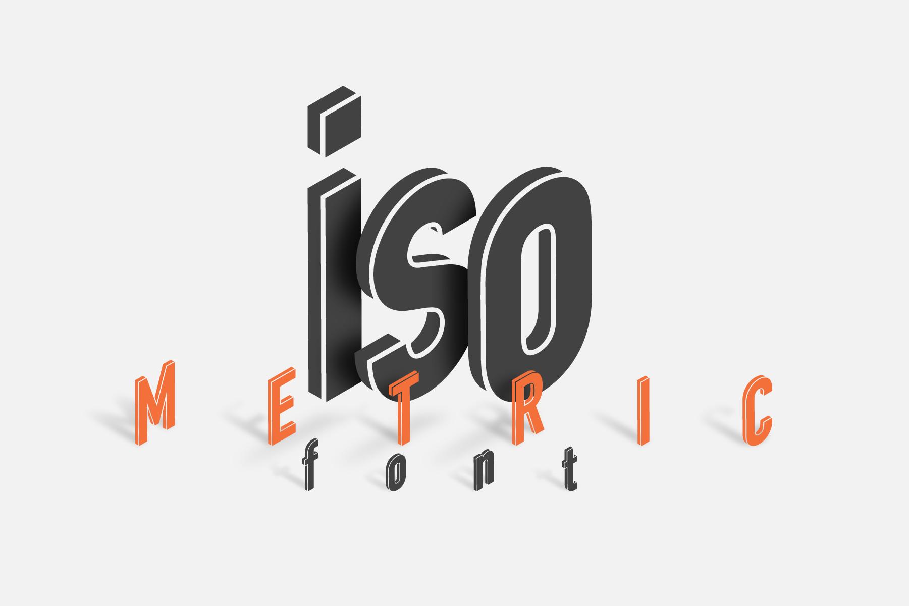 Isometric Font