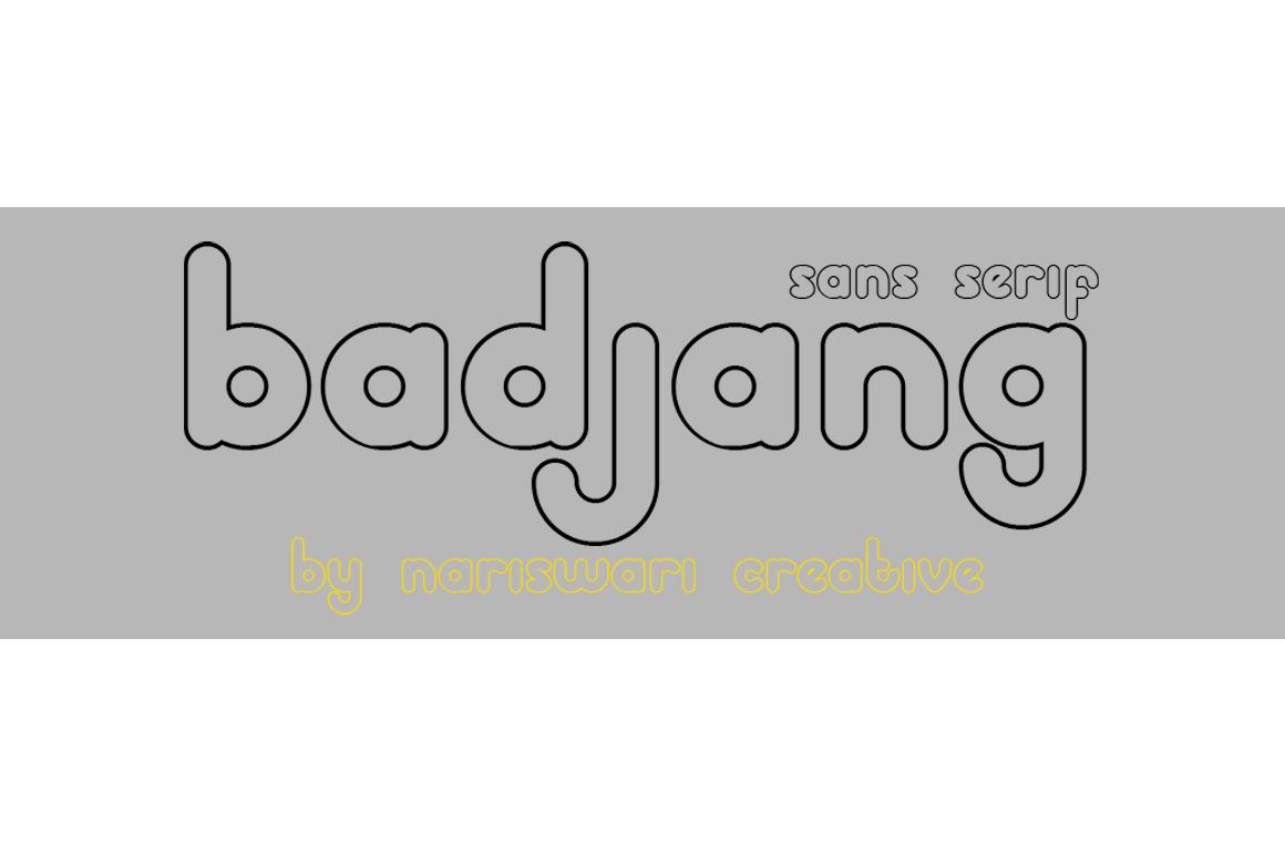 Badjang Font