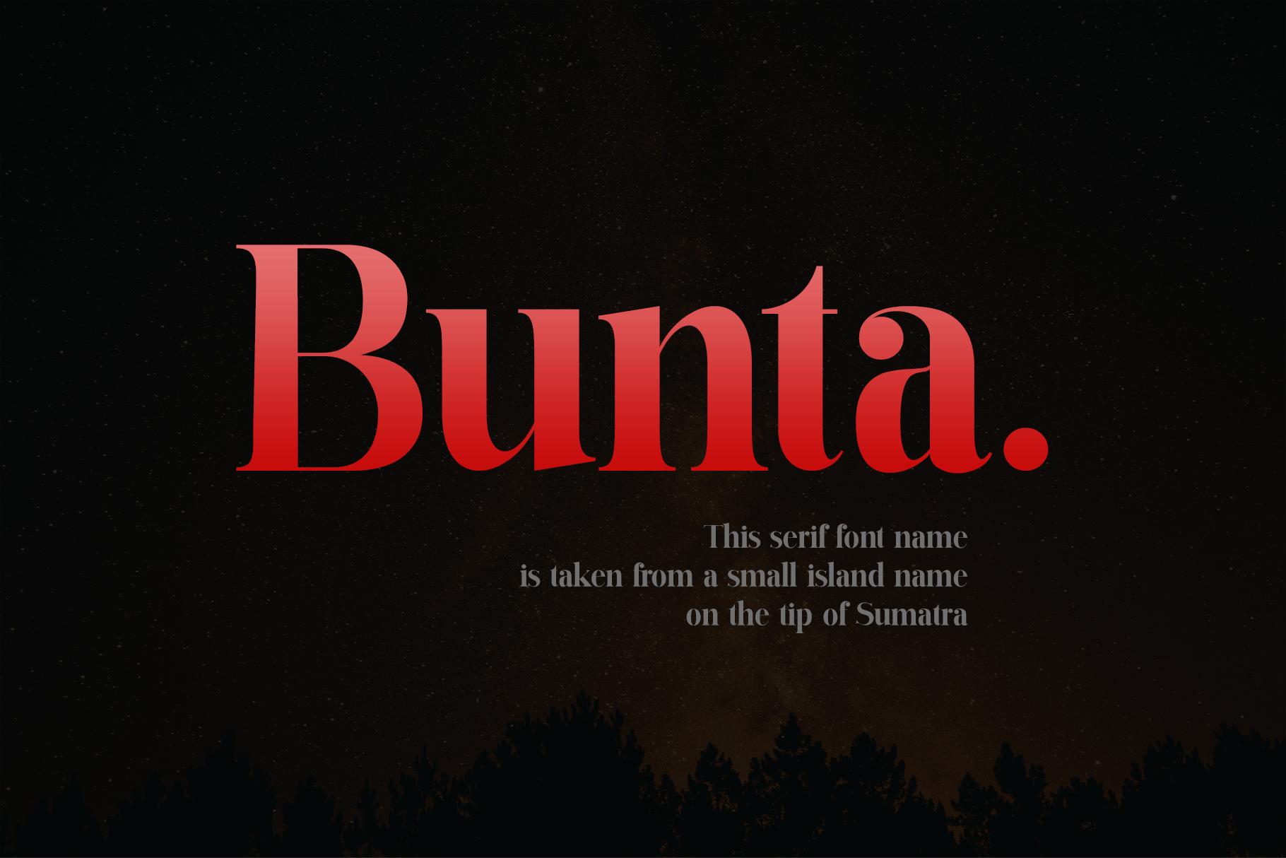 Bunta Font