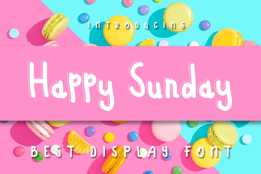 Happy Sunday Font
