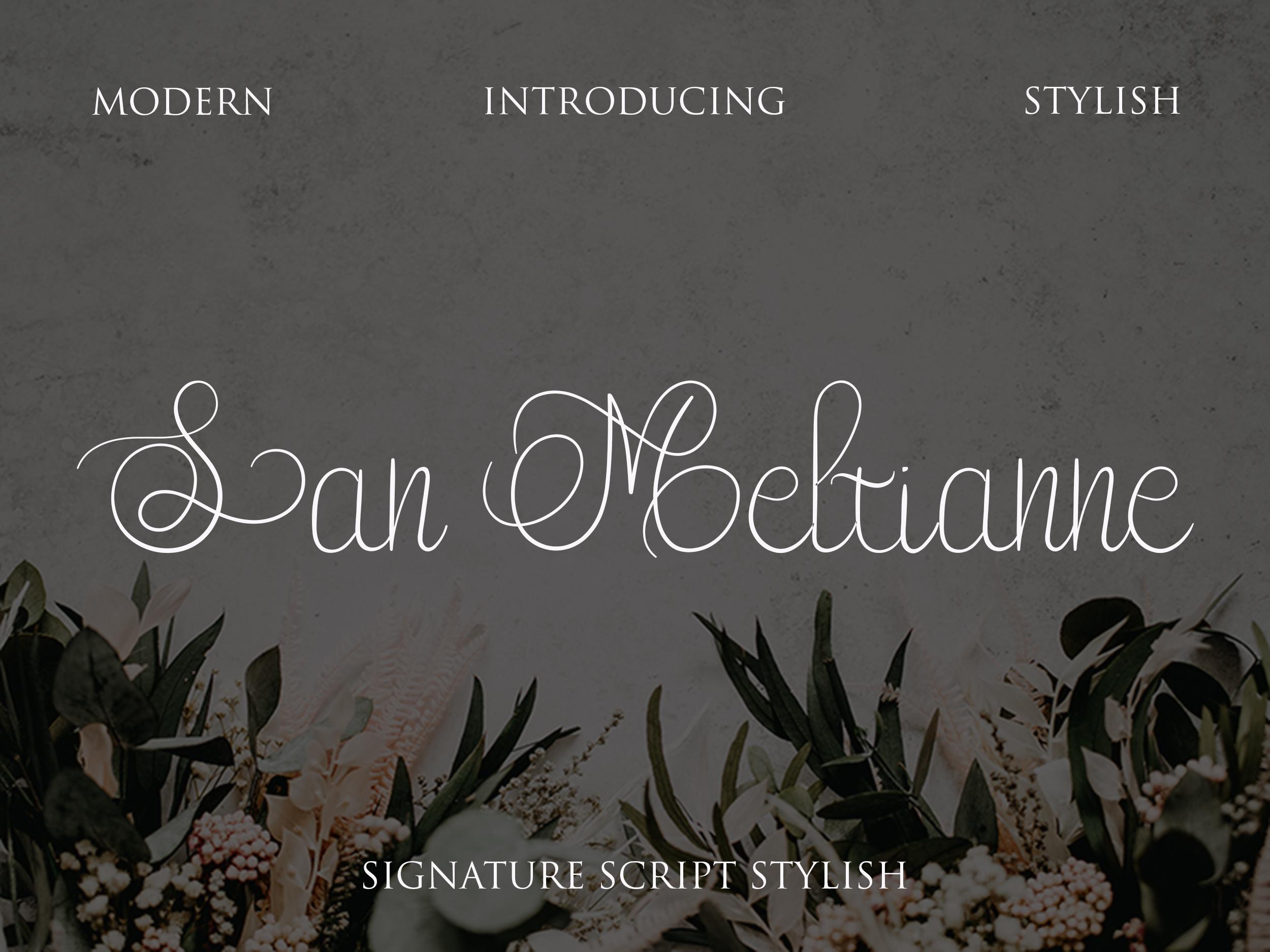 San Meltianne Font
