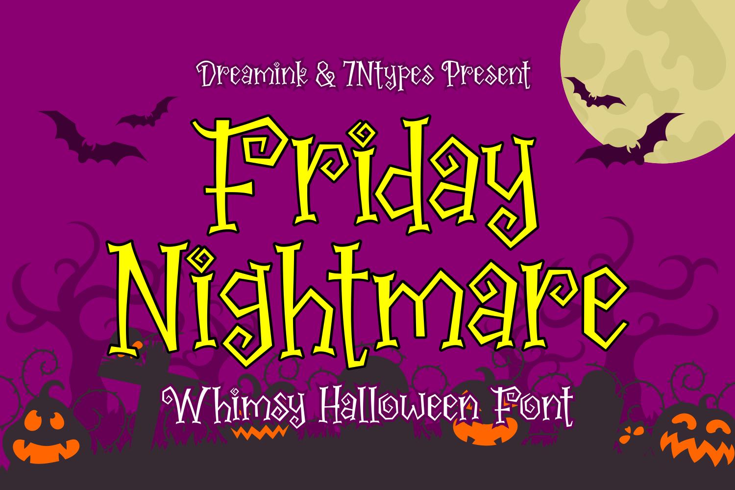 Friday Nightmare Font