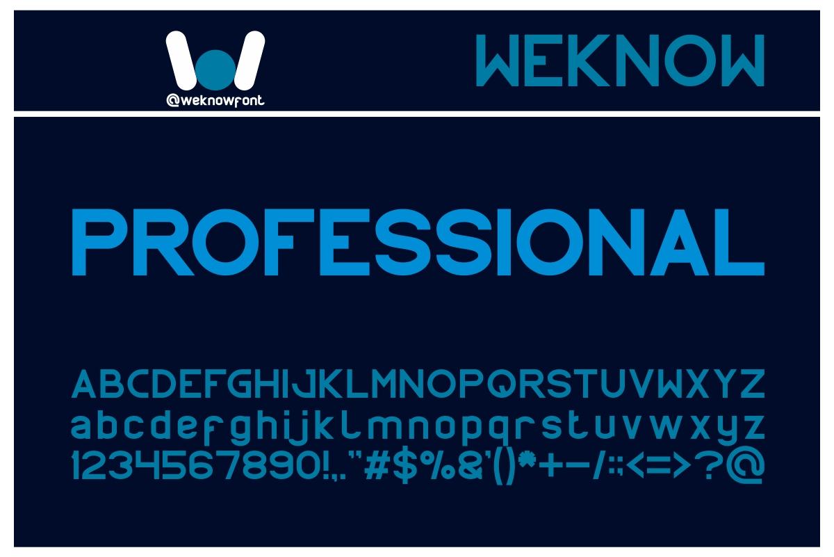 Professional Font