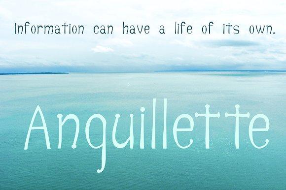 Anguillette Font
