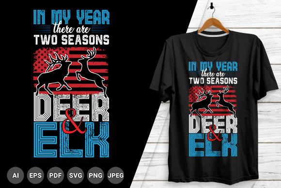 Hunting Deer T-shirt Design