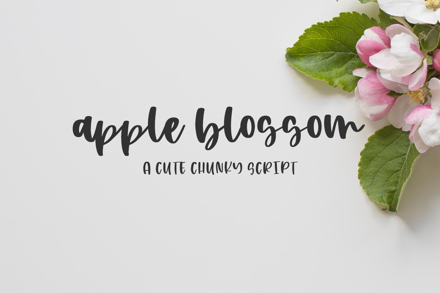 Apple Blossom Script Font