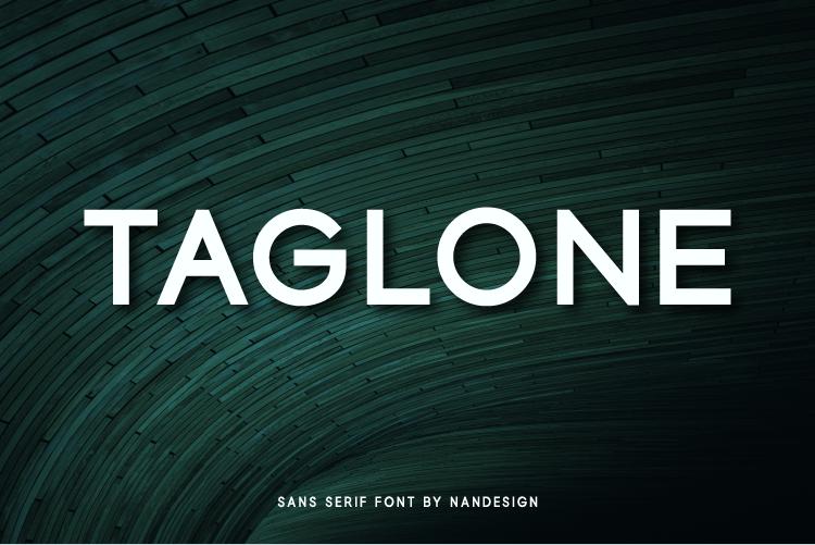 Taglone Font
