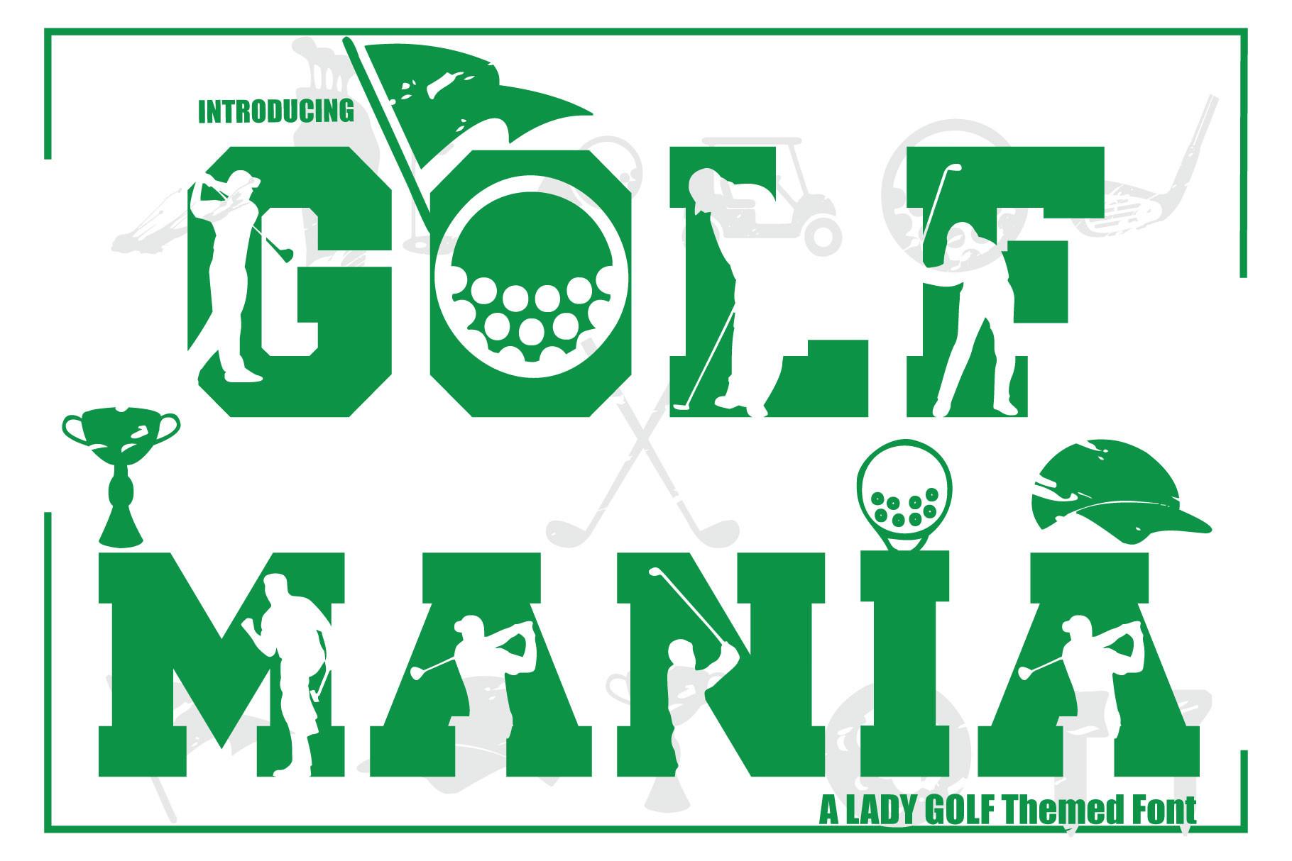 Golf Mania Font