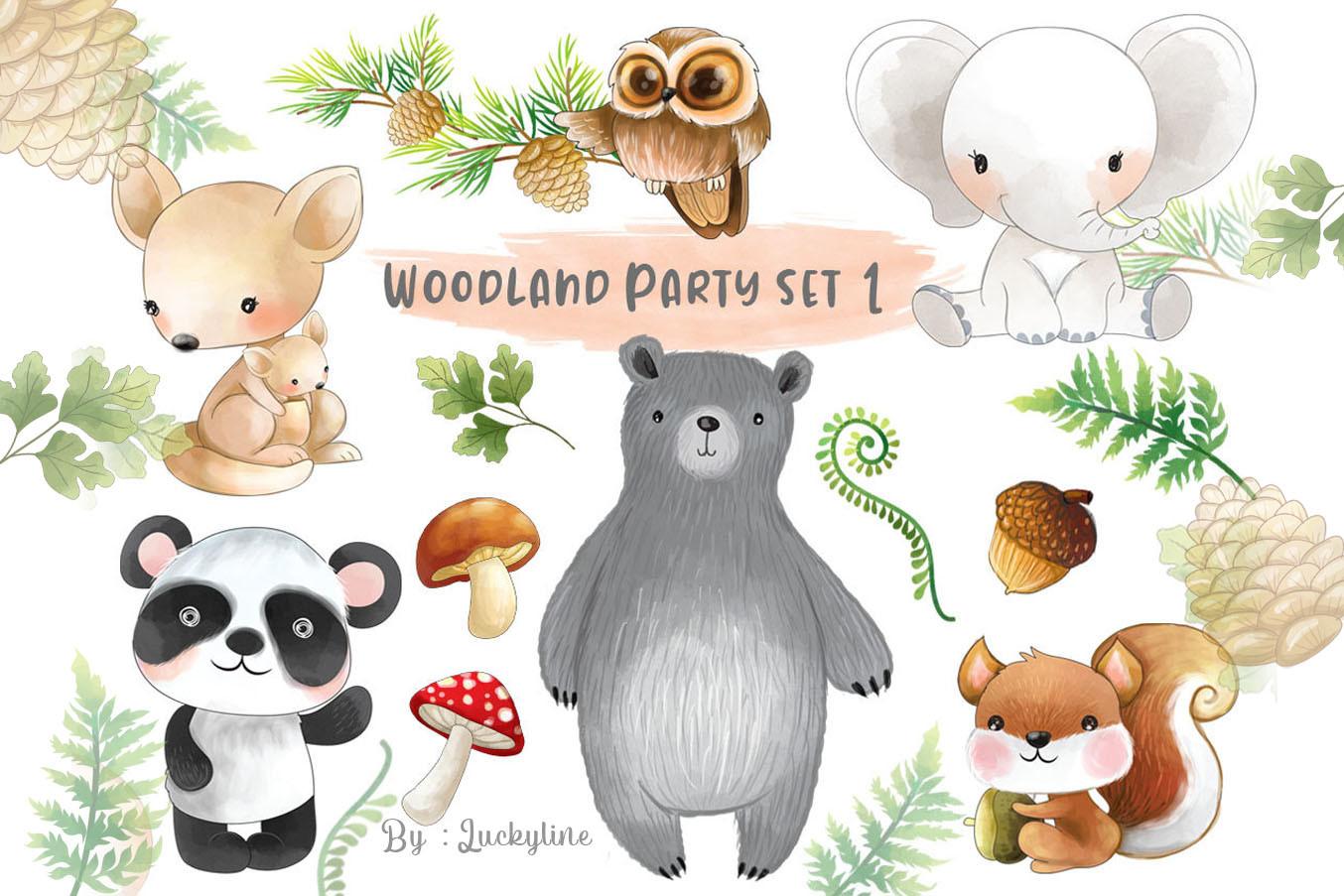 Animals Woodland Clipart