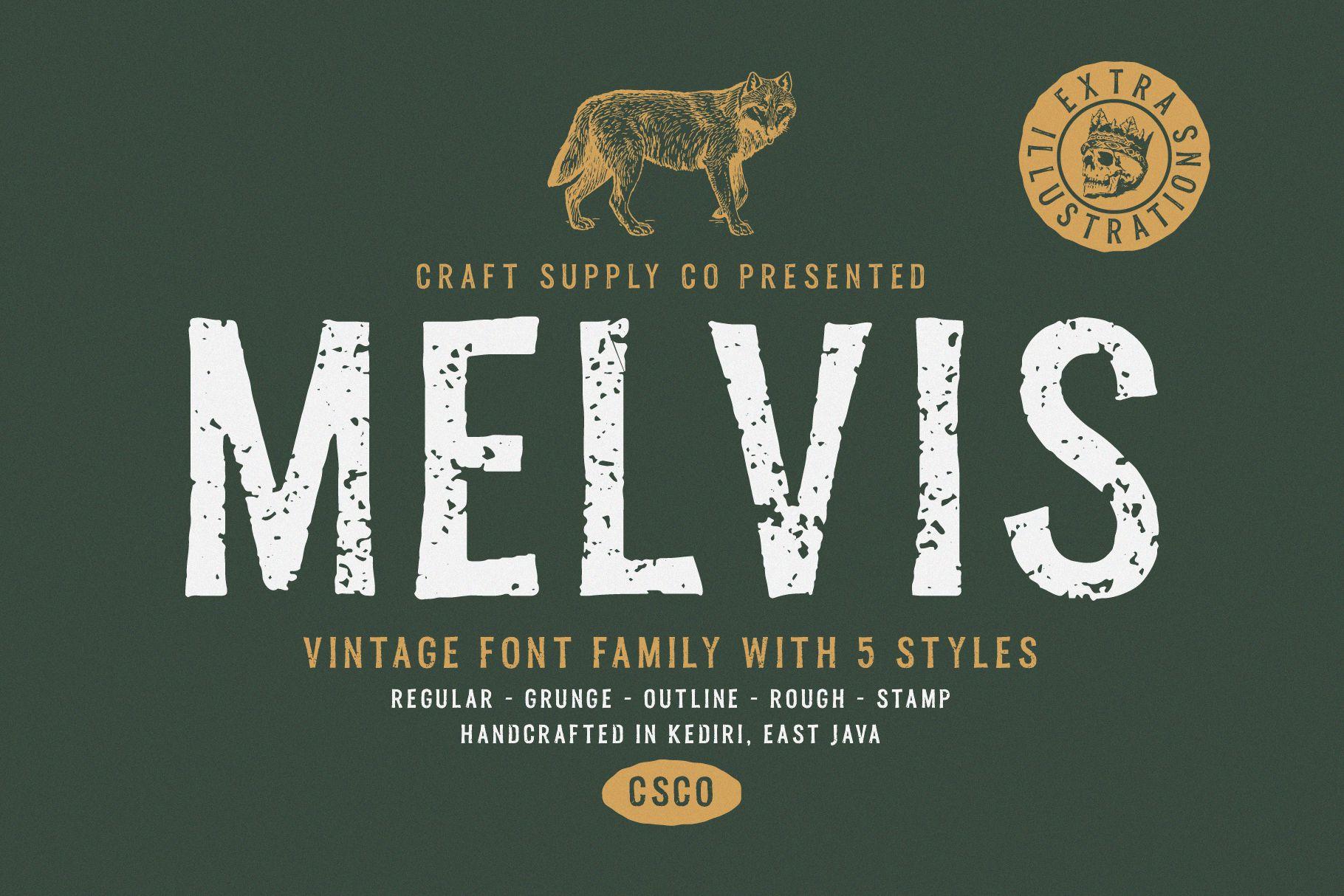 Melvis Family Font
