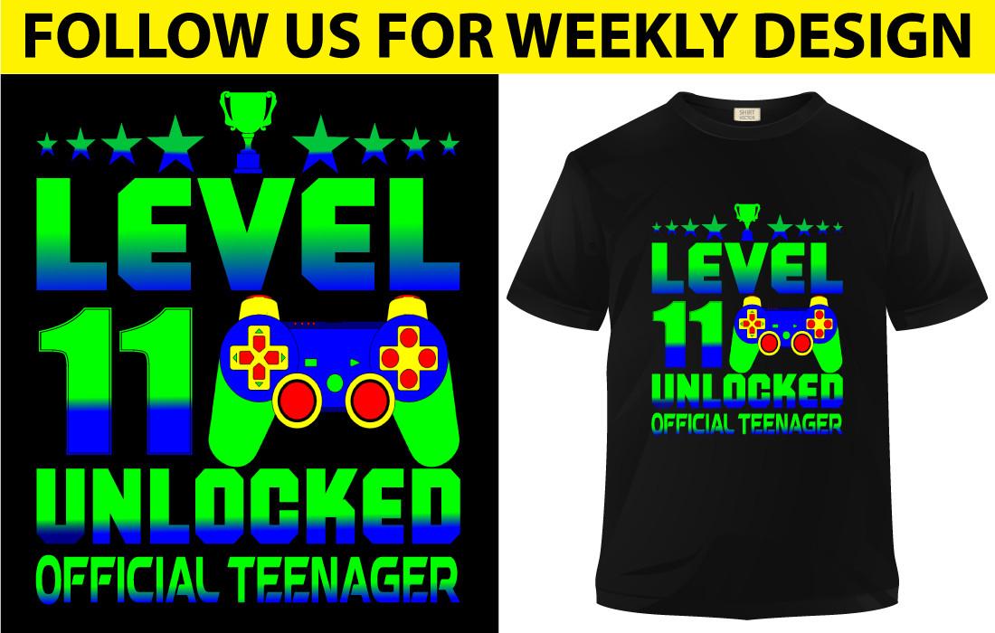 Level Unlocked Official Teenager Shirt