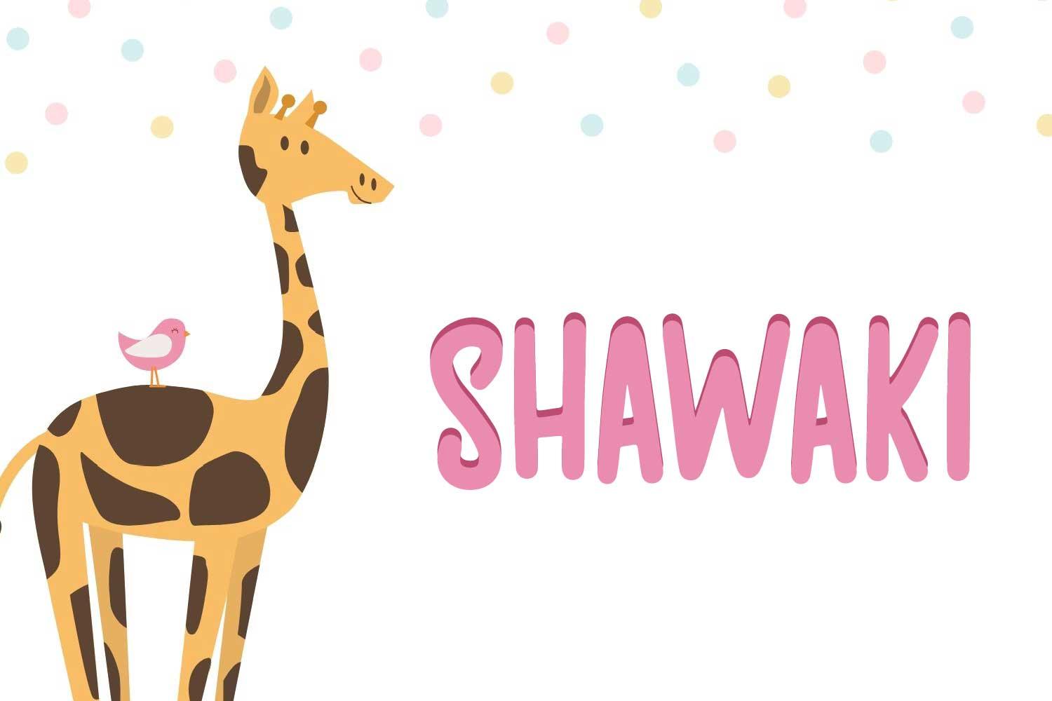 Shawaki Font