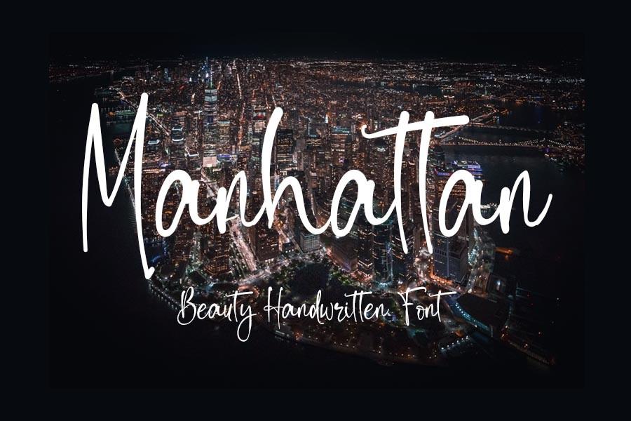 Manhattan Font