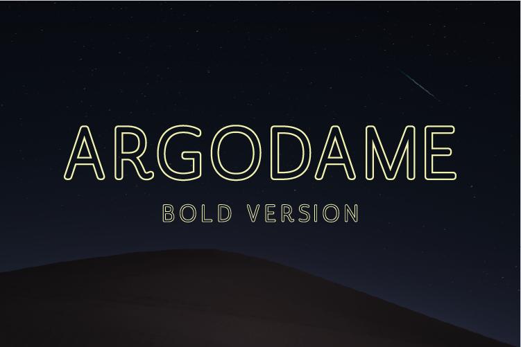 Argodame Outline Bold Font