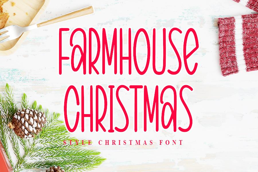 Farmhouse Christmas Font