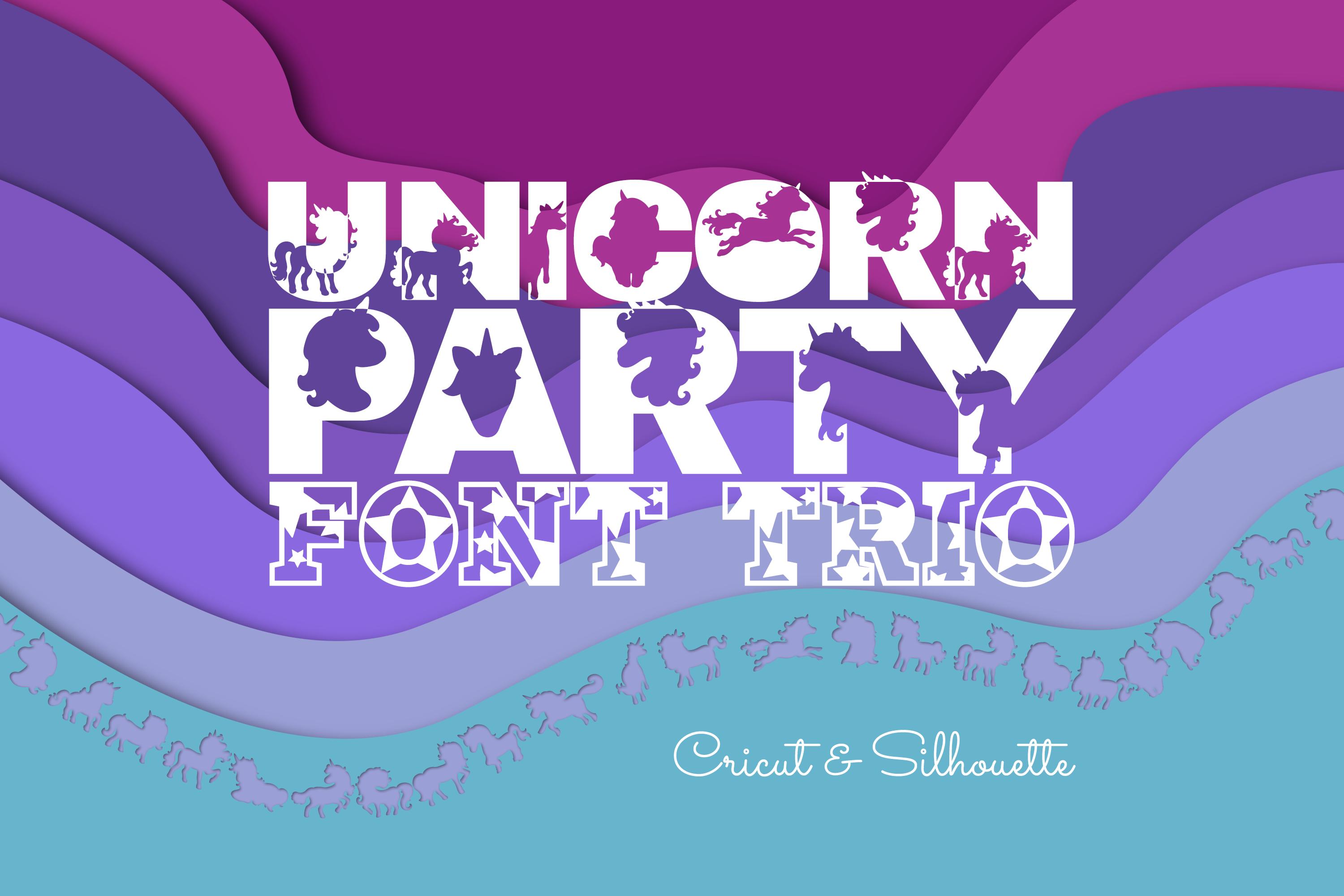 Unicorn Party Trio Font