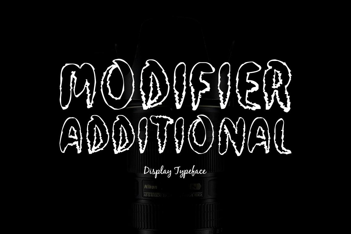 Modifier Additional Font