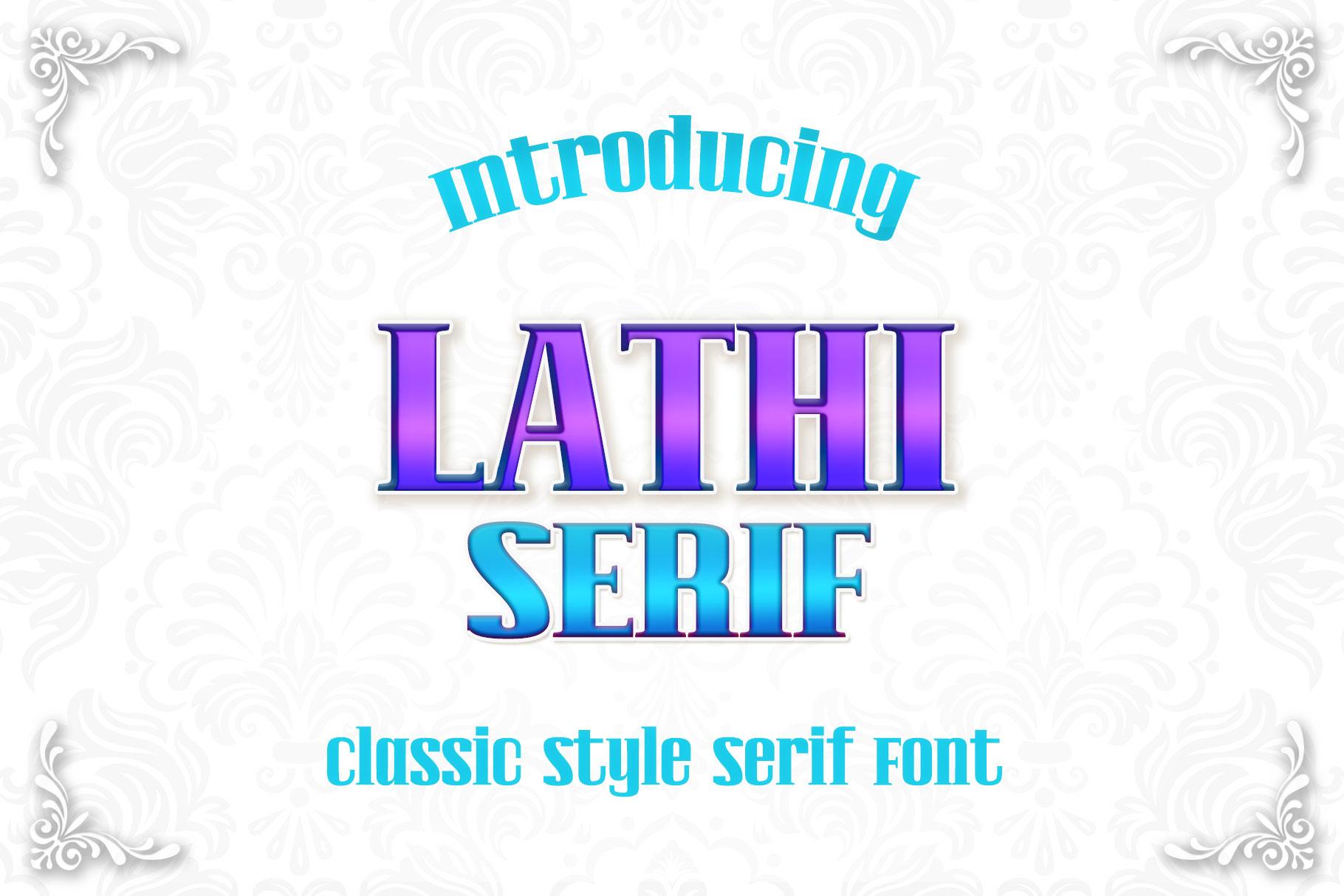 Lathi Font