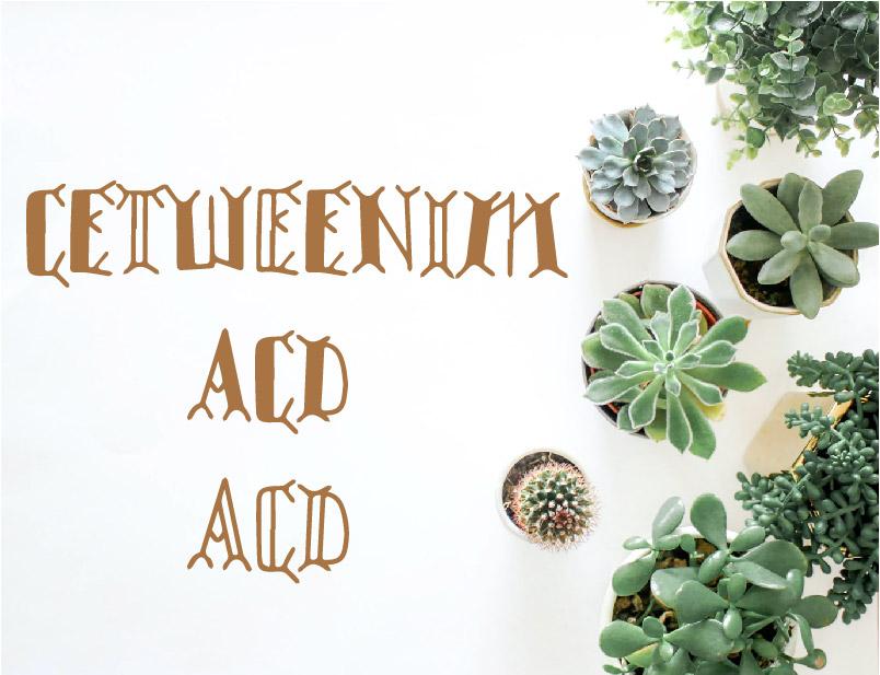 Cetweenim Font
