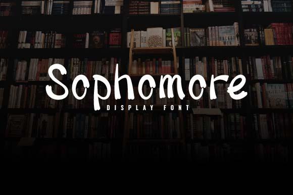 Sophomore Font