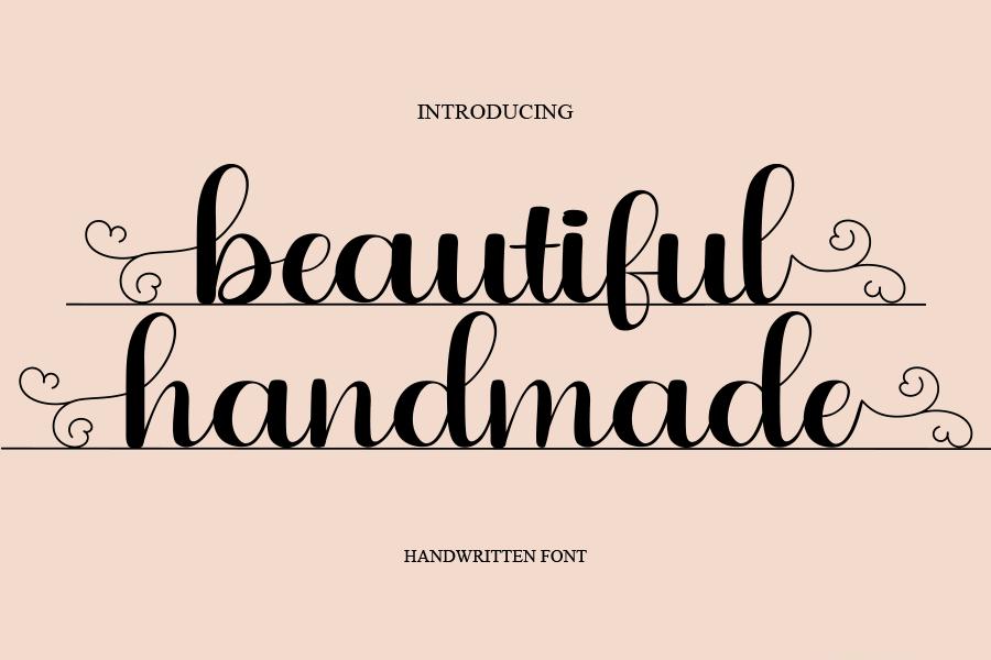 Beautiful Handmade Font