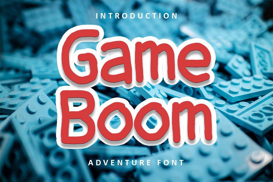 Game Boom Font