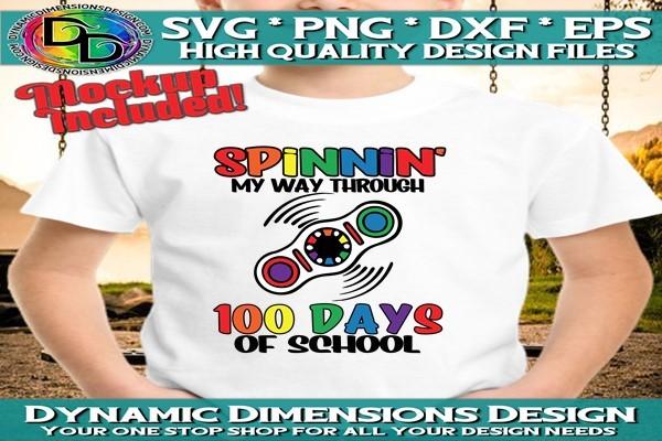 SPINNIN' THROUGH 100 DAYS of SCHOOL