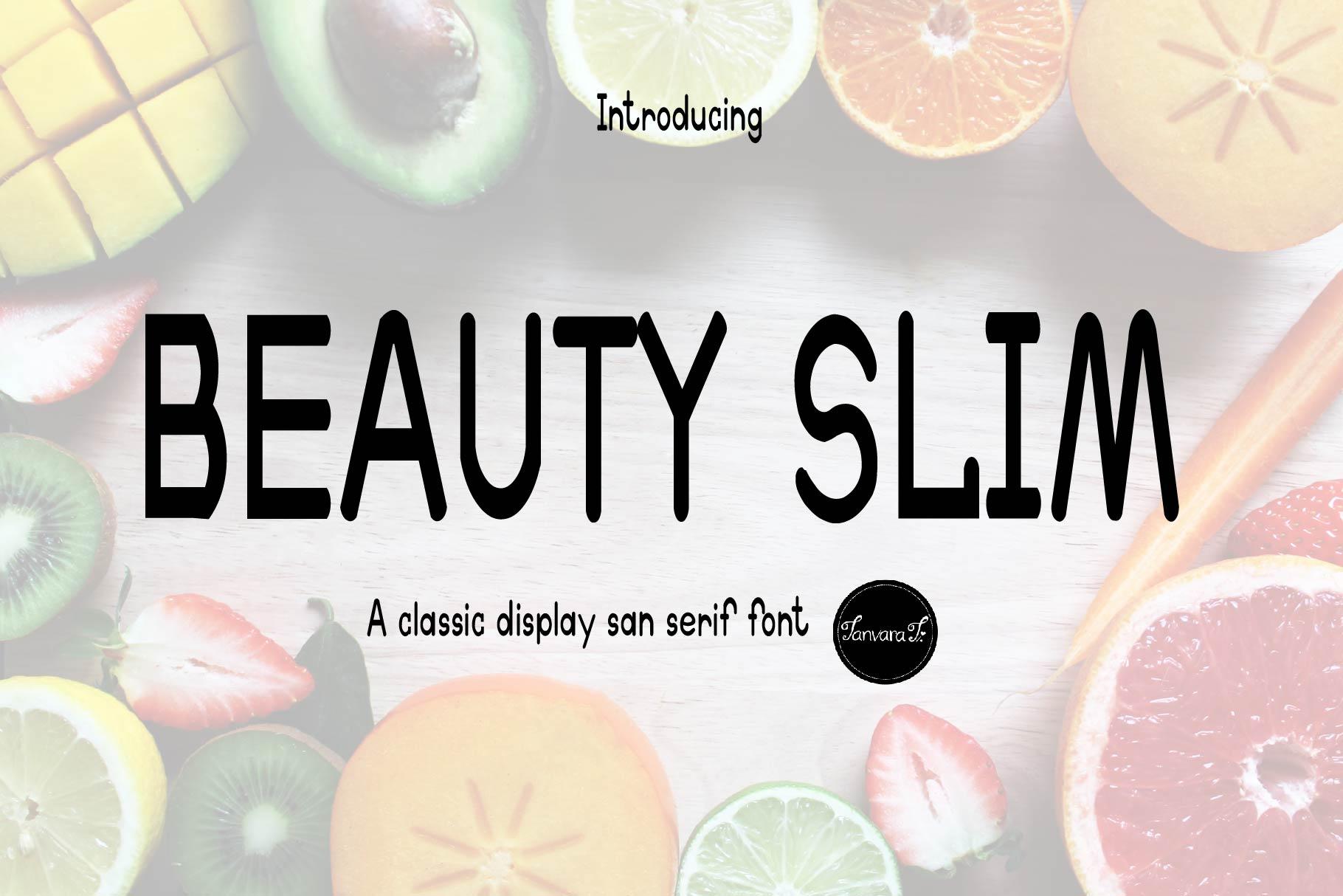Beauty Slim Font