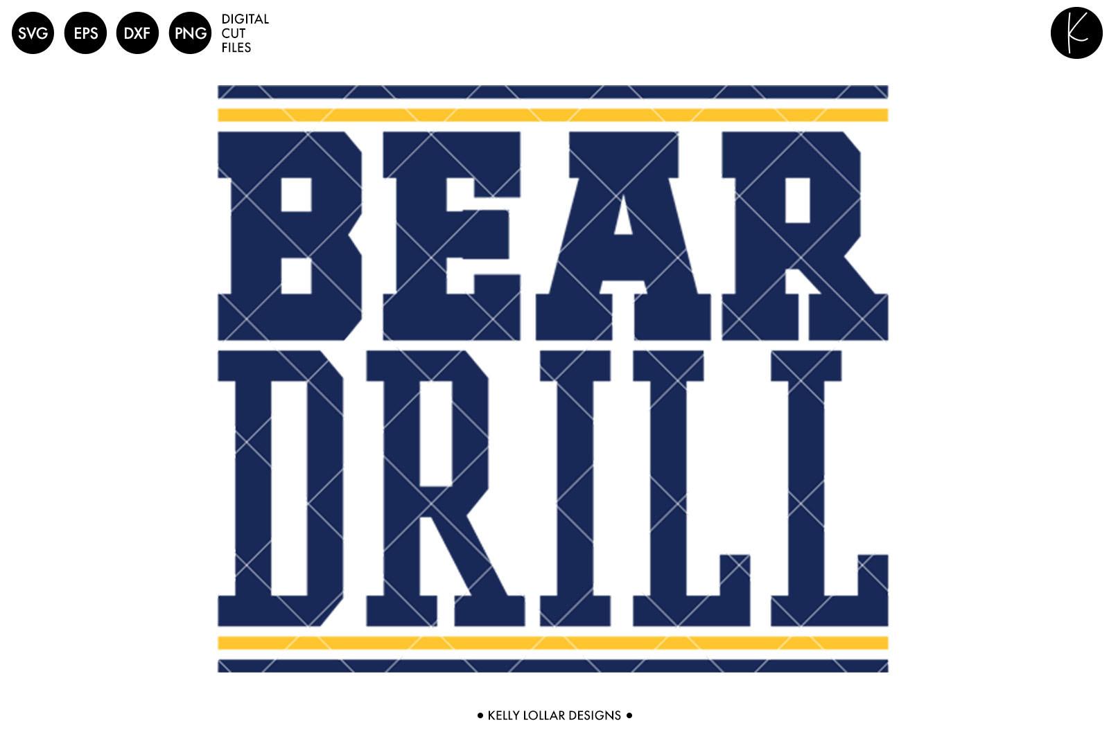 Bear Drill Team Retro