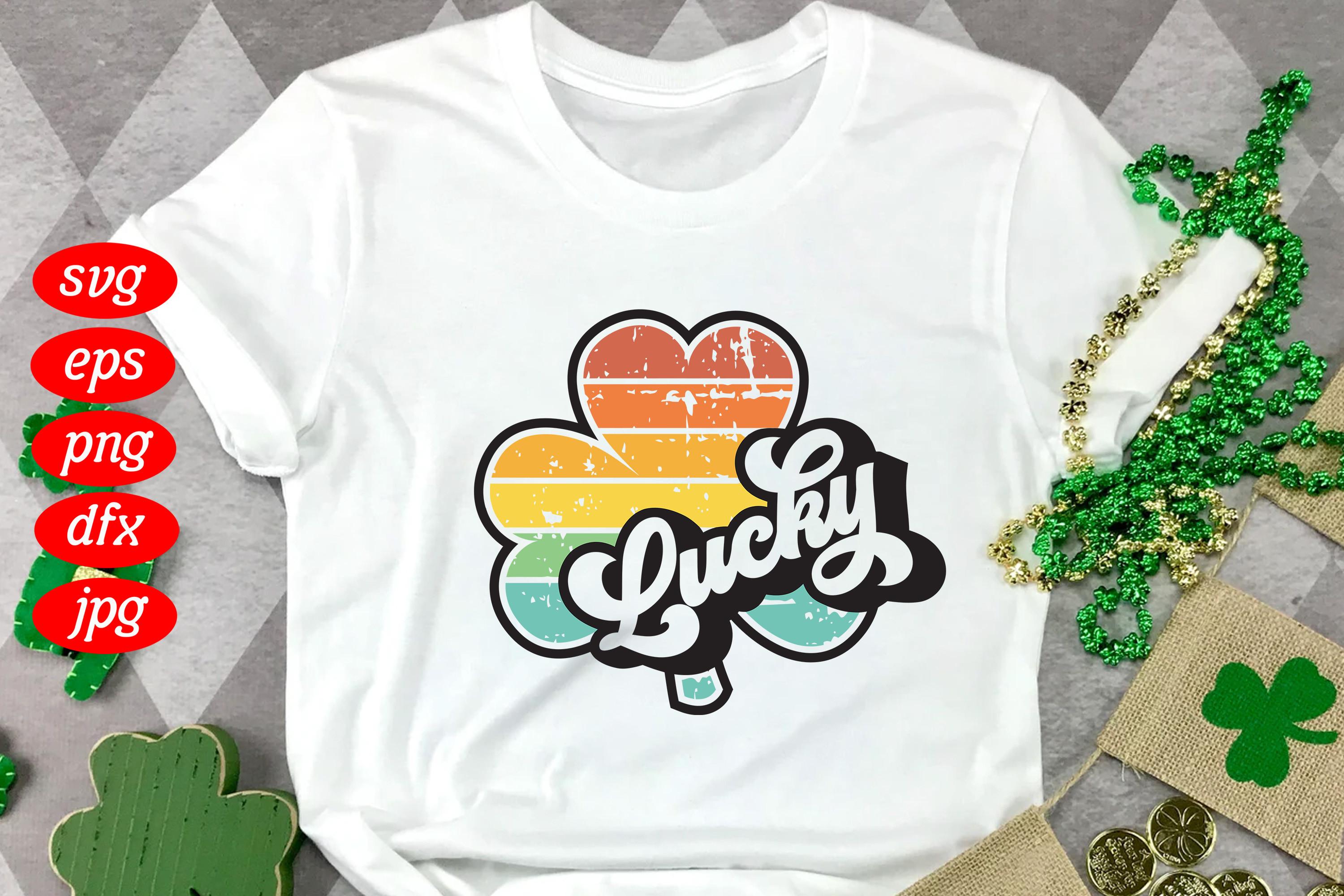 Retro Vintage Lucky Shamrock
