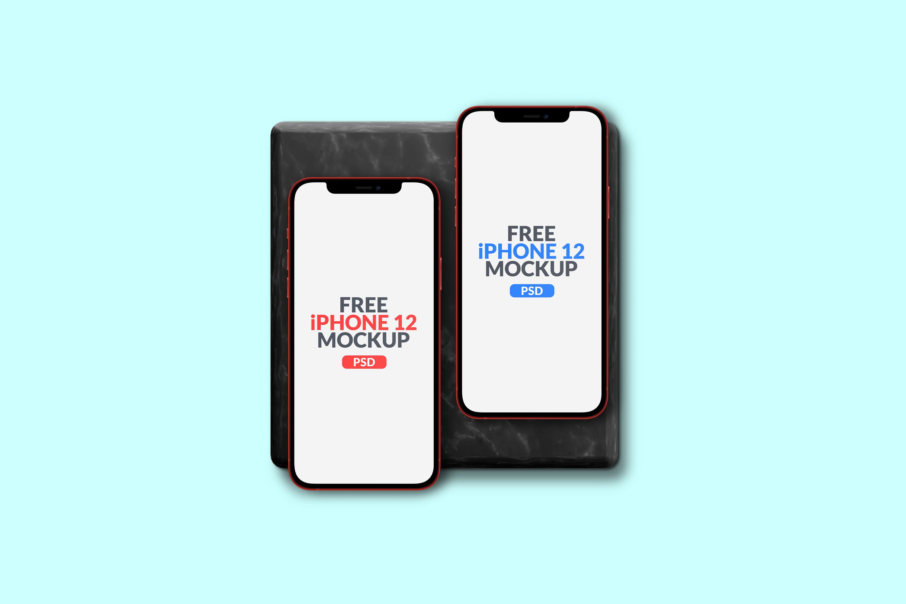 Freebie IPhone 12 Mockup