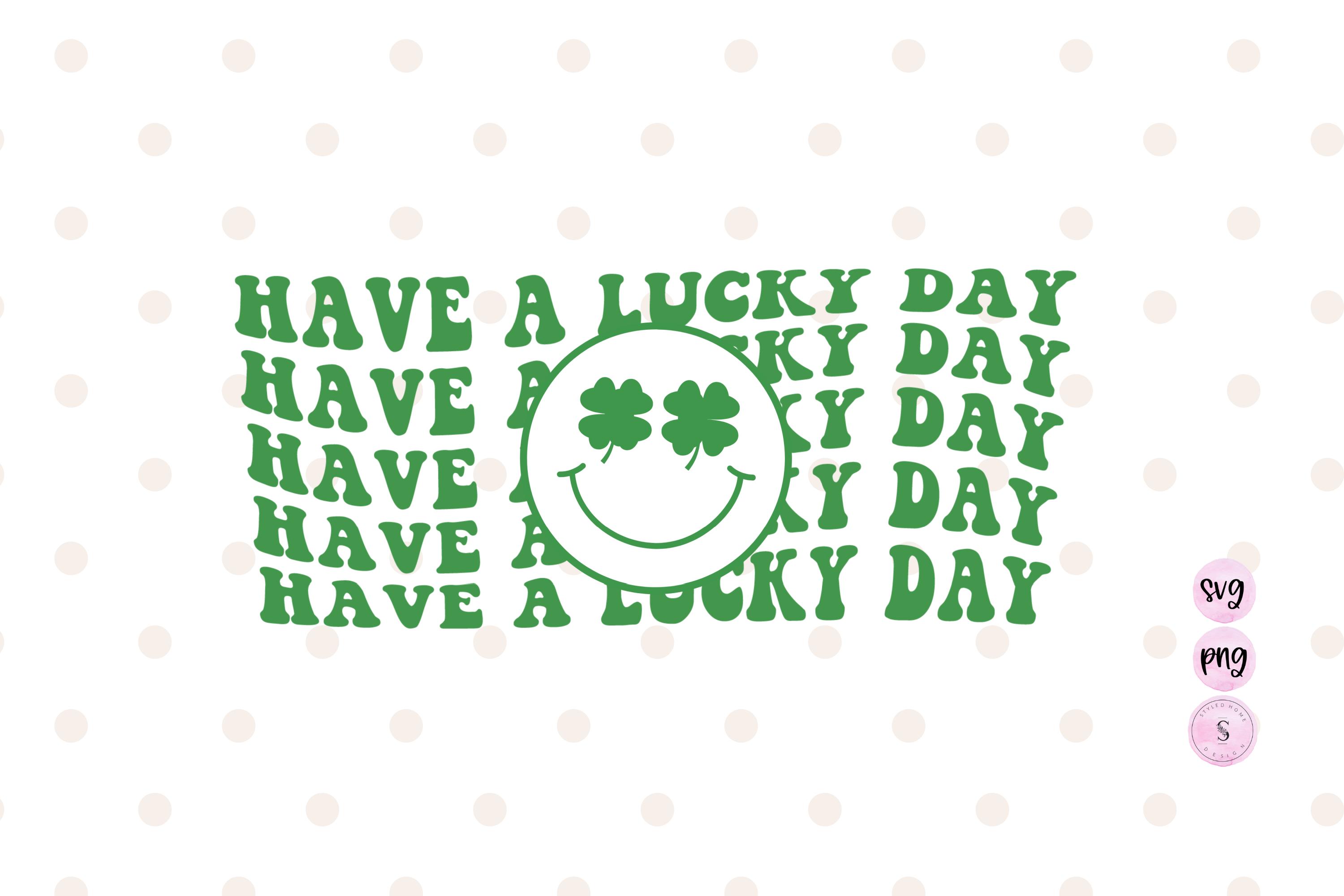 St Patricks Day Retro Lucky Sublimaton