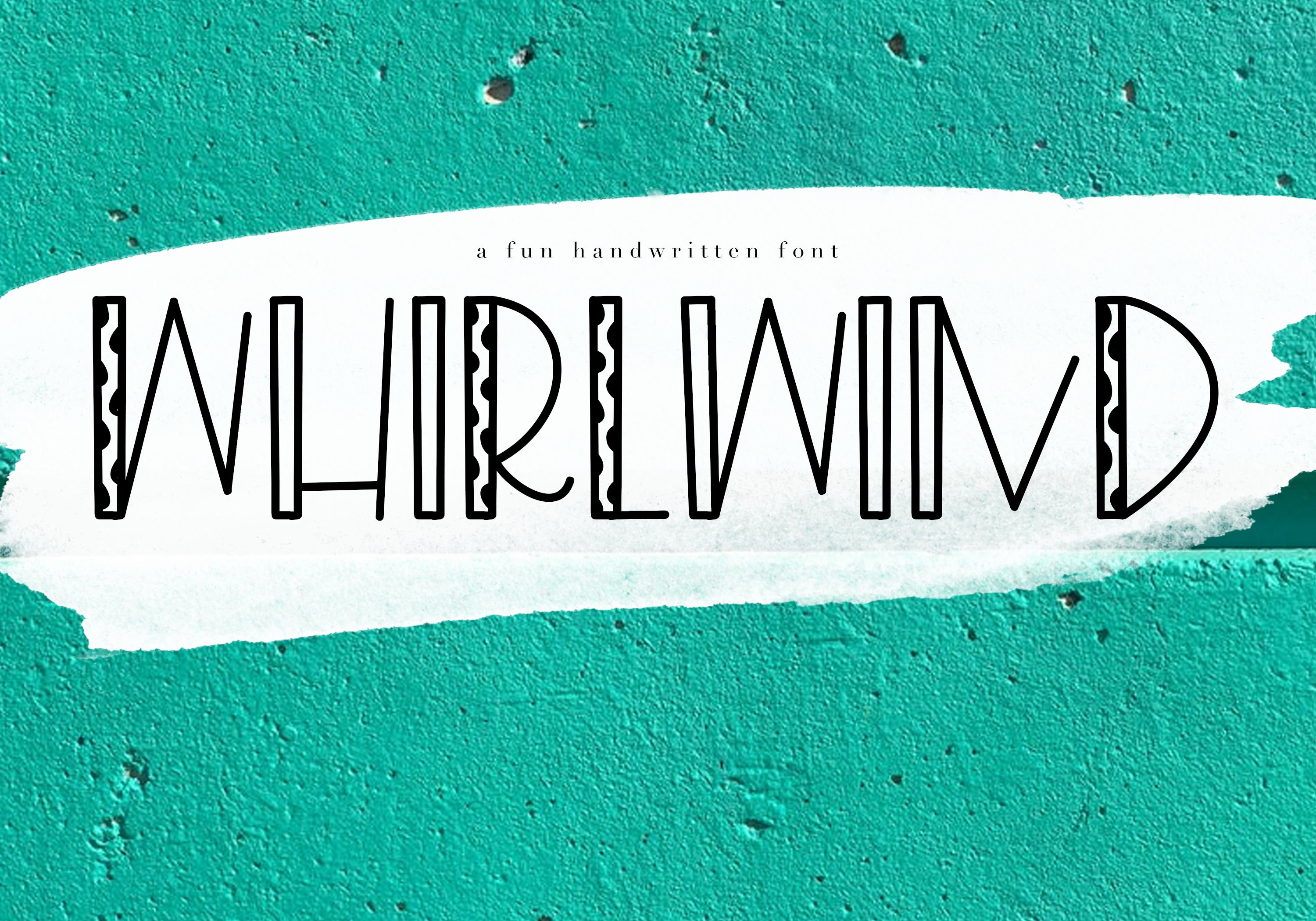 Whirlwind Font