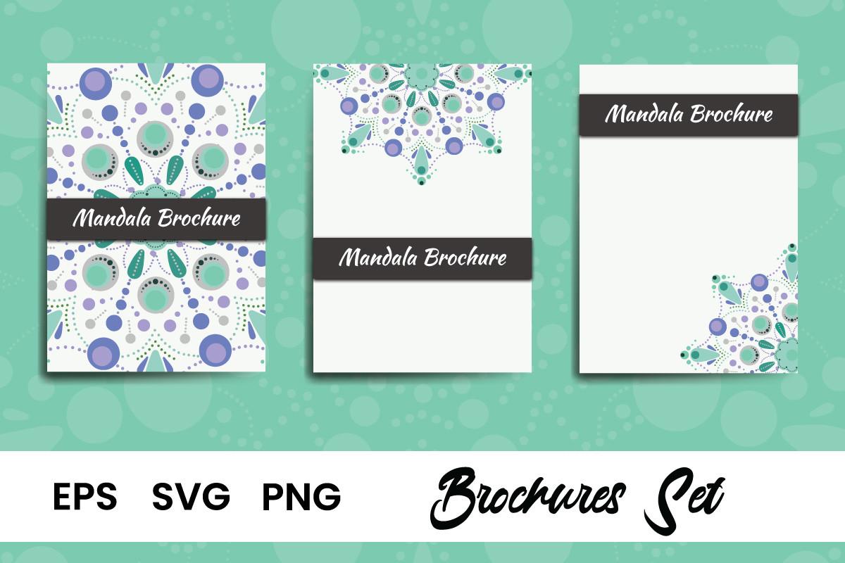 Brochure Flyer Template Set Mandala
