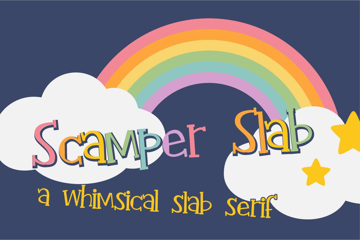 Scamper Slab Font