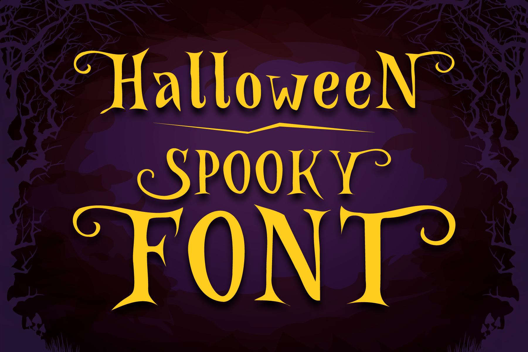 Halloween Spooky Font