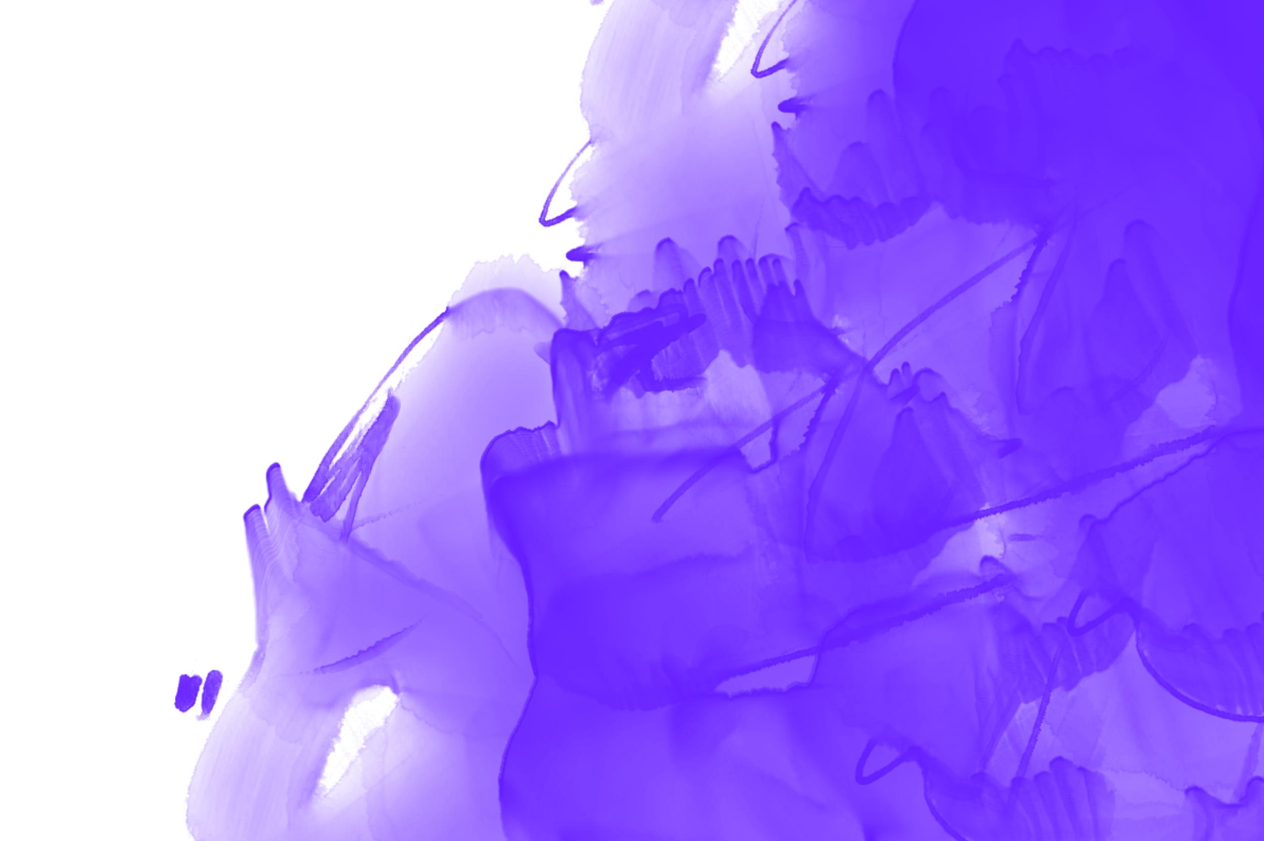 Watercolor Stains Wedding
