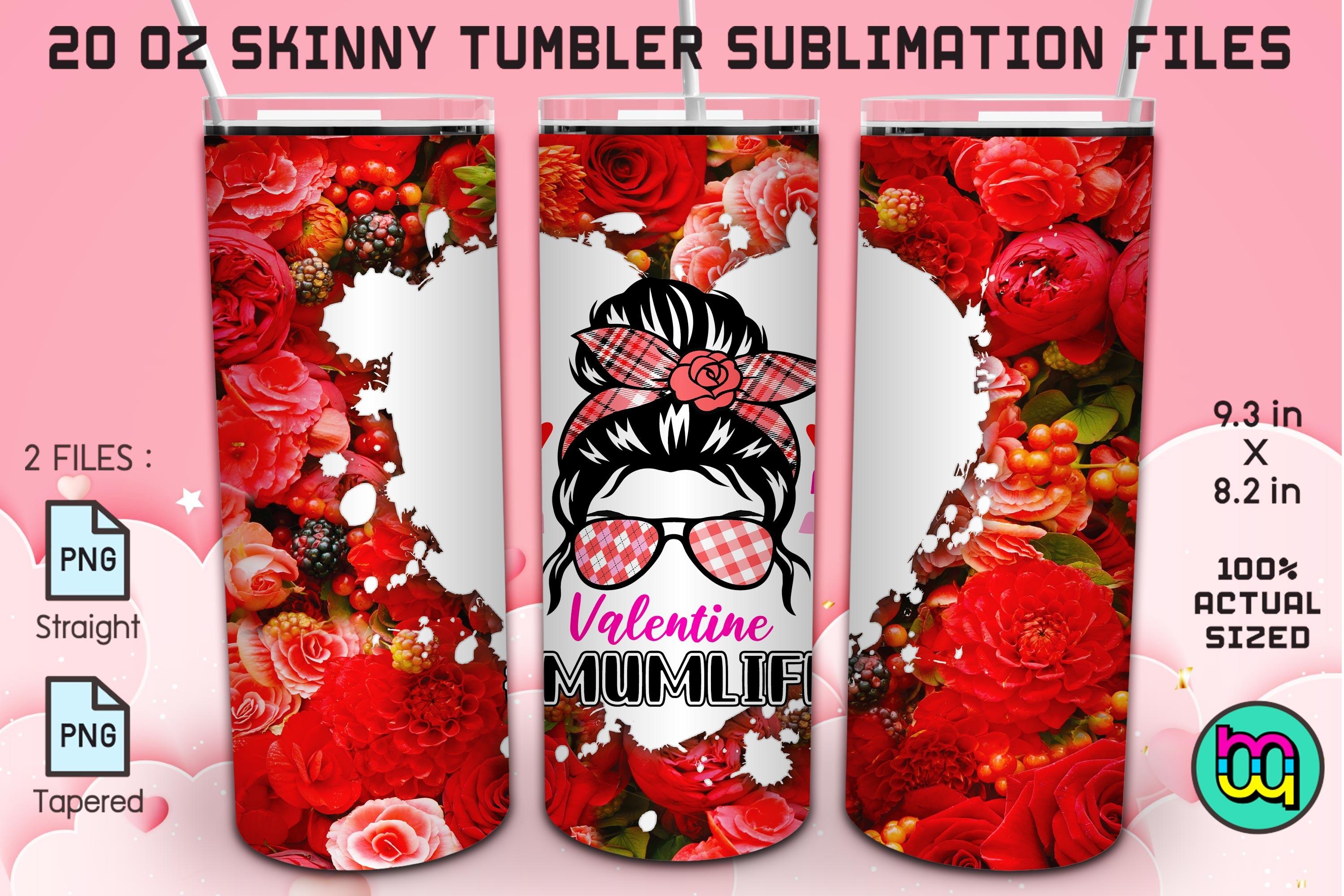 One Love Mom Life Messy Bun Mama Tumbler