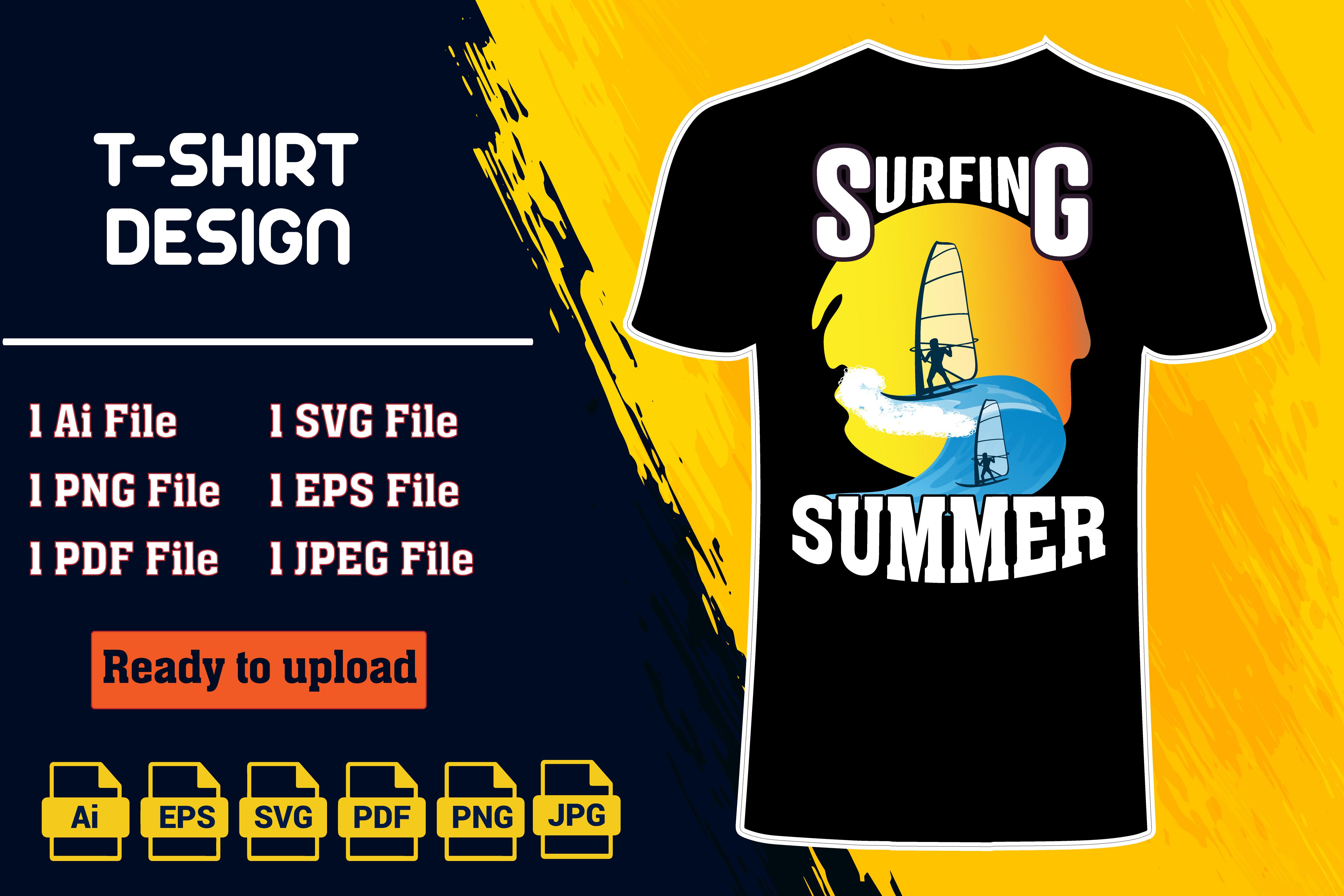 Summer T-shirt Design .