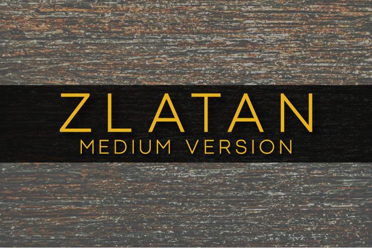 Zlatan Medium Font