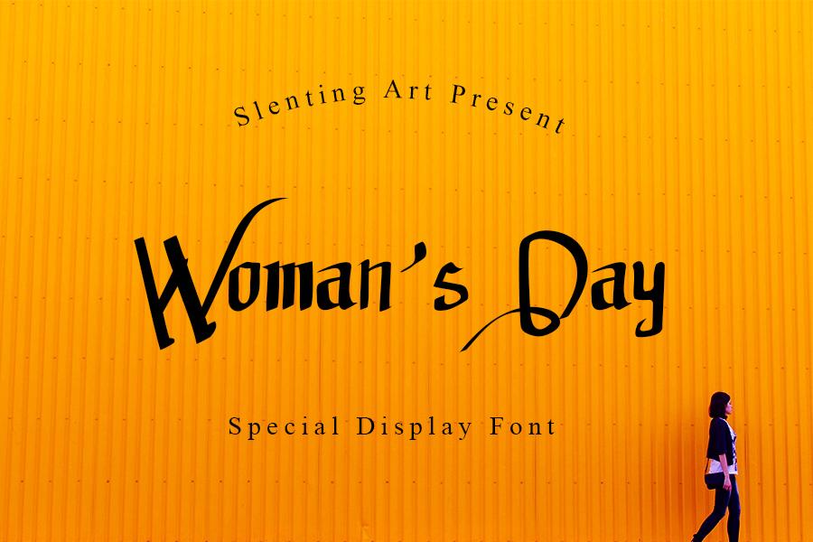 Woman's Day Font
