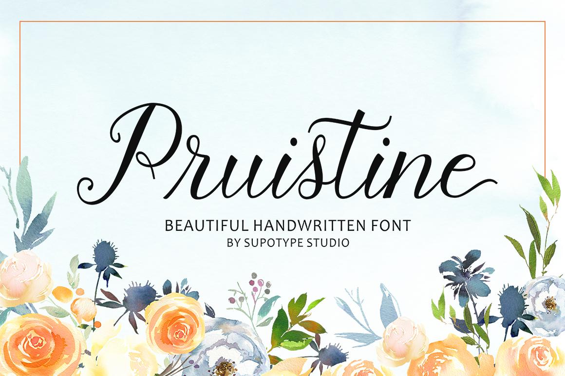 Pruistine Script Font