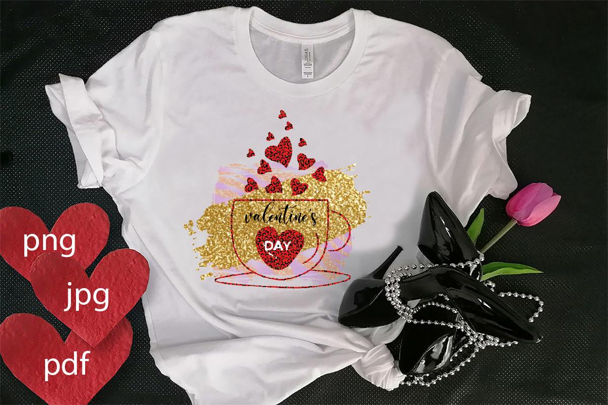 Valentine's Day Sublimation Design