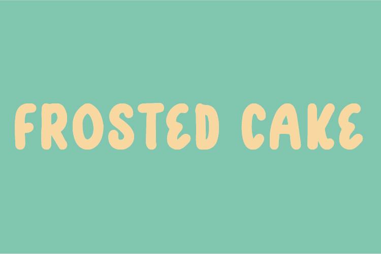 Frosted Cake Font