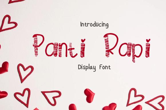 Panti Rapi Font