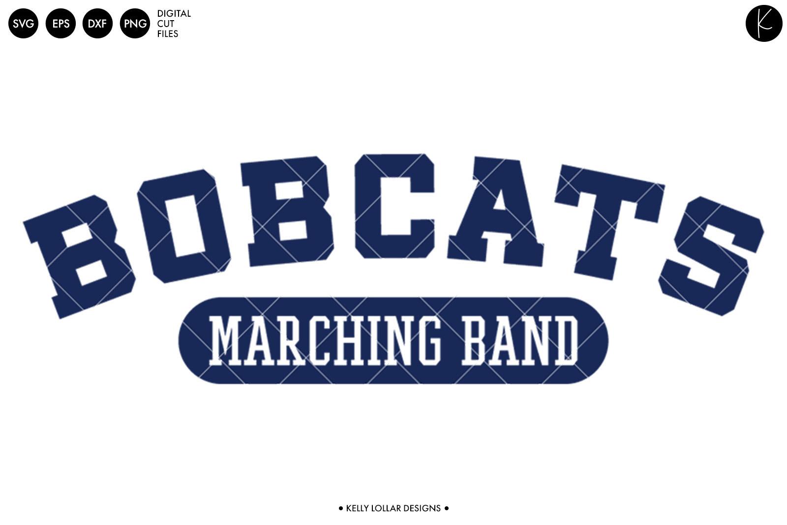 Bobcats Marching Band Arched