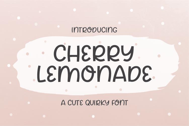 Cherry Lemonade Font