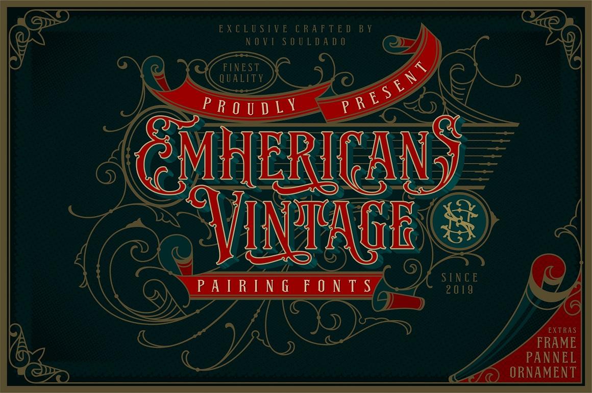 Emhericans Vintage Font