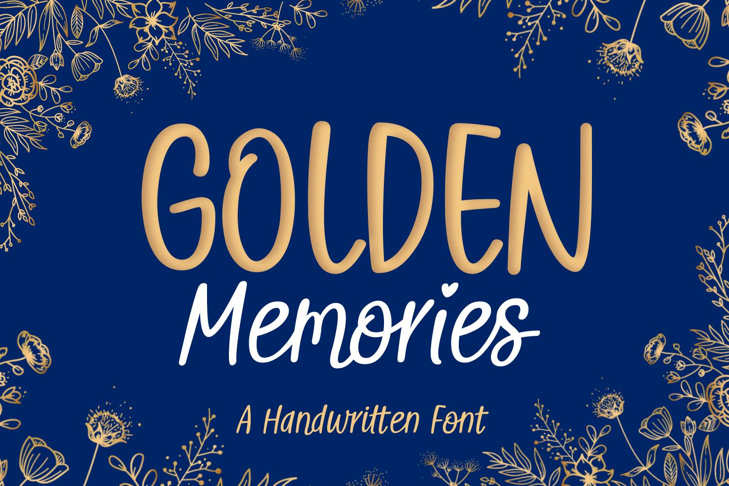 Golden Memories Font